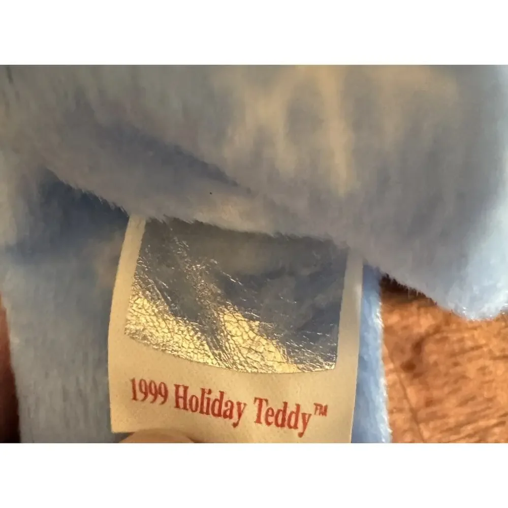 Ty Beanie Baby Attic Treasures Collection KLAUS Santa Bear + ‘99 Holiday Bear